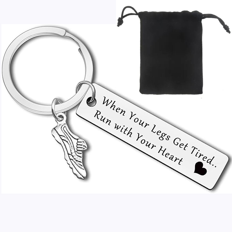 Health Wellness Gifts - Corredores presentes maratona corredor chaveiro presente