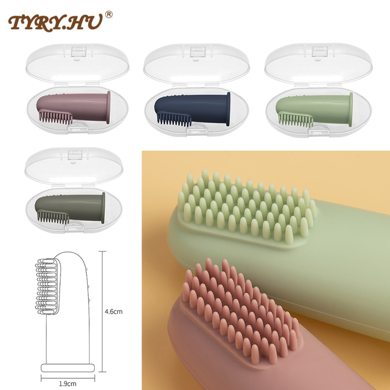 Health Wellness Gifts - Bebê macio dedo escova de dentes