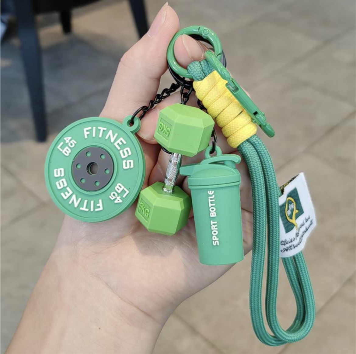 Health Wellness Gifts - 2025 QUENTE! Chaveiro de fitness ginásio