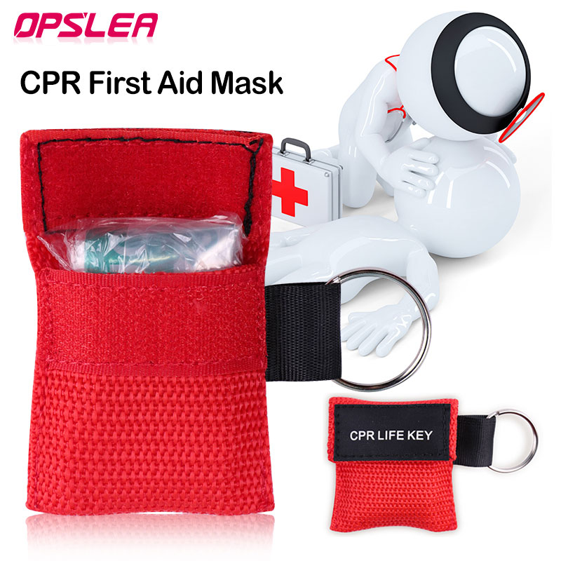 Health Wellness Gifts - 50pcs CPR Ressuscitador Máscara Portátil Emergência