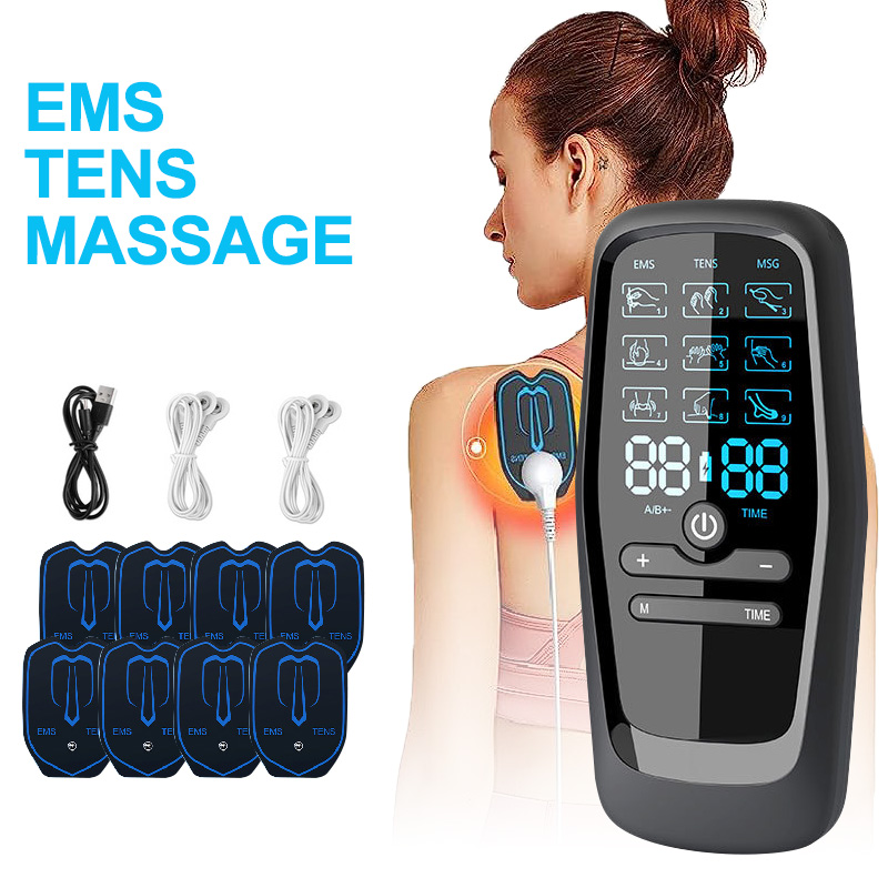Tens Pain Relief Unit - Ems eletroestimulador muscular dezenas, unidade de
