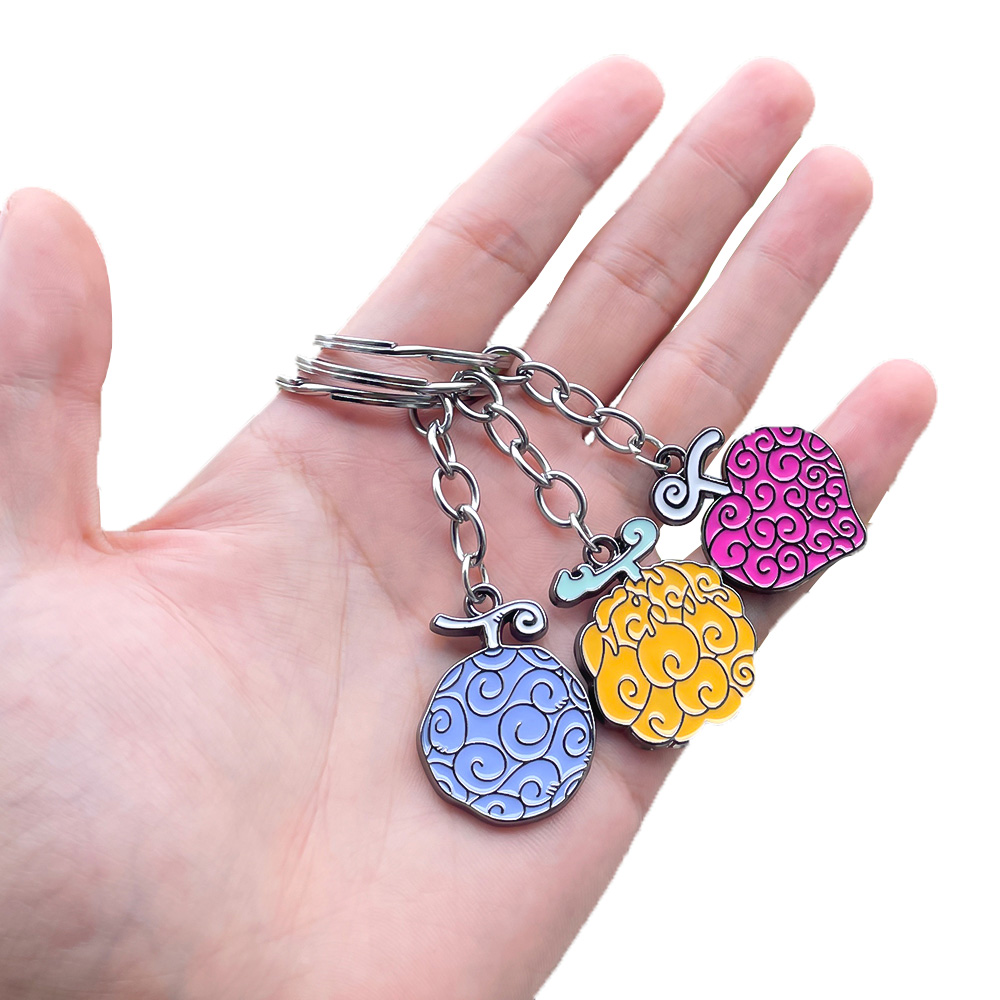 Health Wellness Gifts - Anime de Metal Pirata Chaveiros para