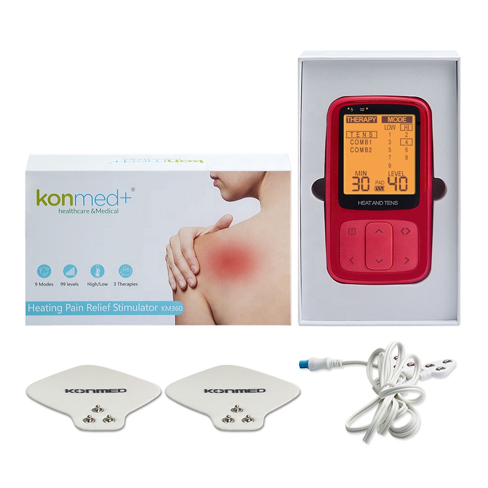 Tens Pain Relief Unit - Unidade portátil dezenas abs km360, massageador