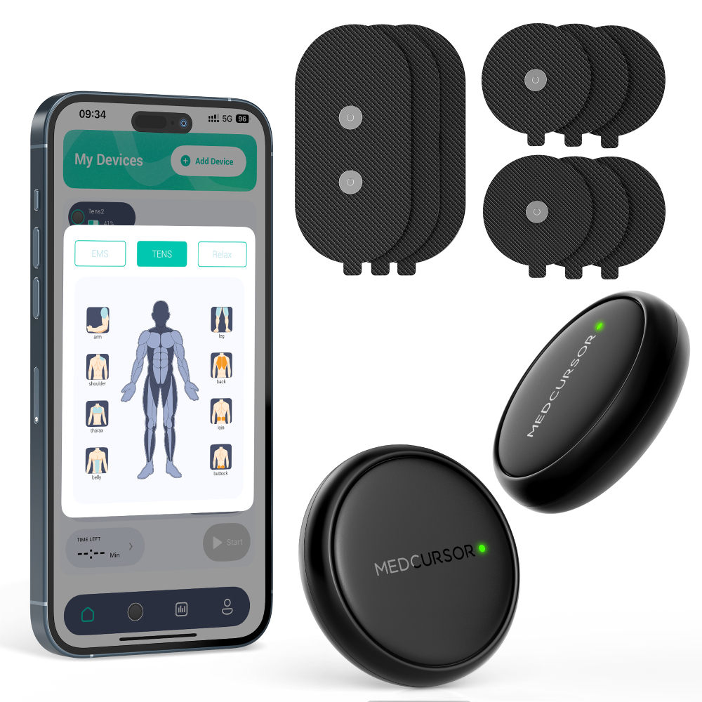 Tens Pain Relief Unit - Unidade 3 em 1 TENS EMS