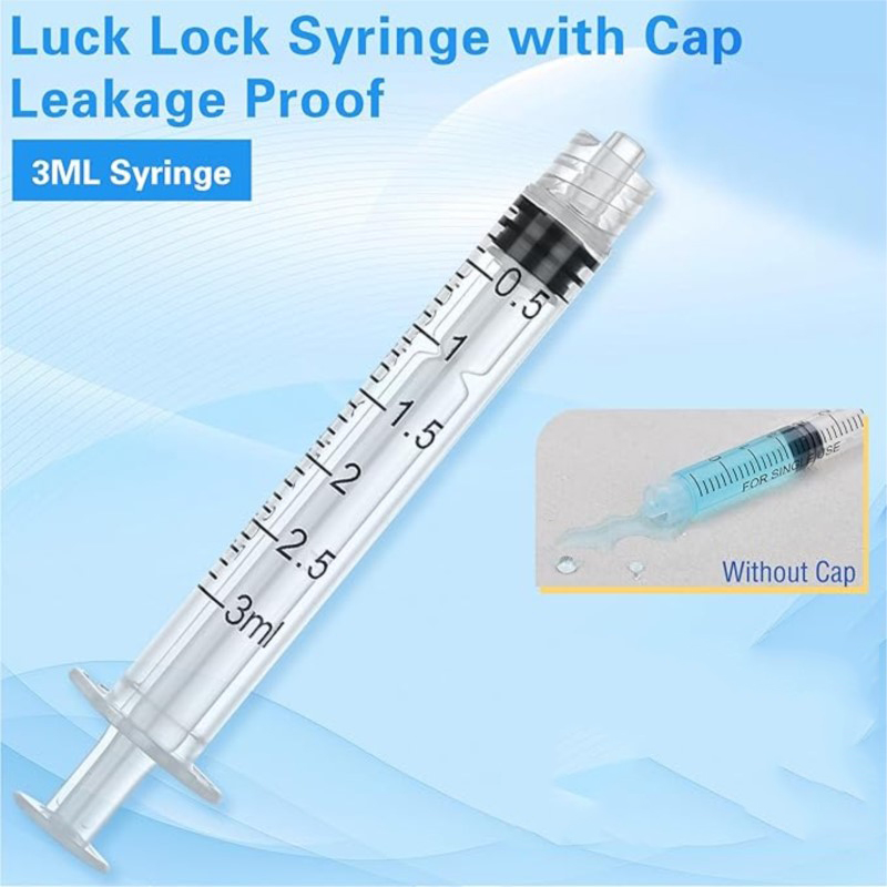 Health Wellness Solutions - Seringas Luer Lock de 3ml, 20,