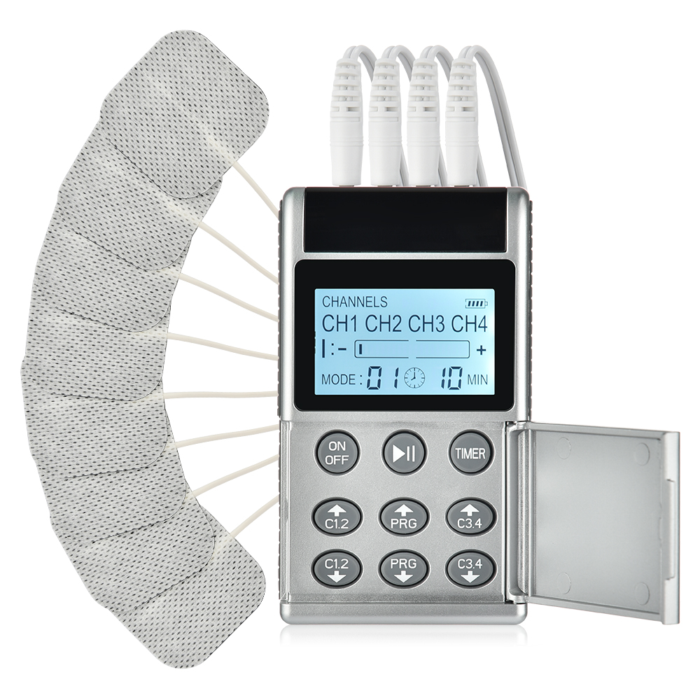 Tens Pain Relief Unit - 8 almofadas de eletrodo 15 modo