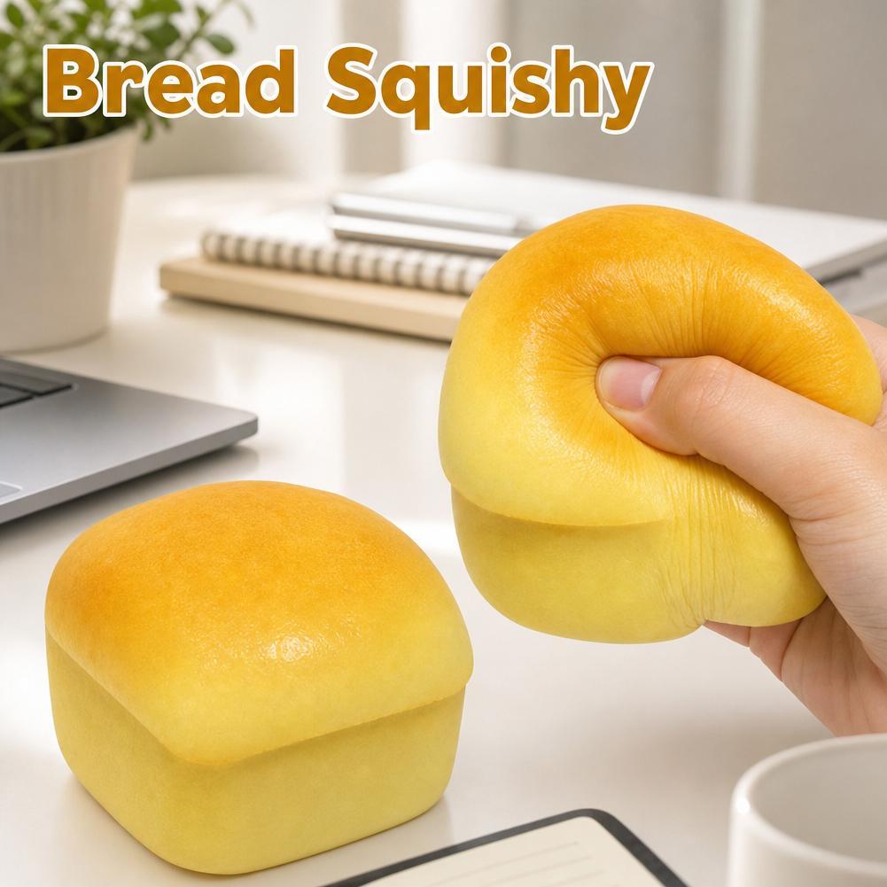 Health Wellness Gifts - Brinquedo Squishy de Simulação de Pão