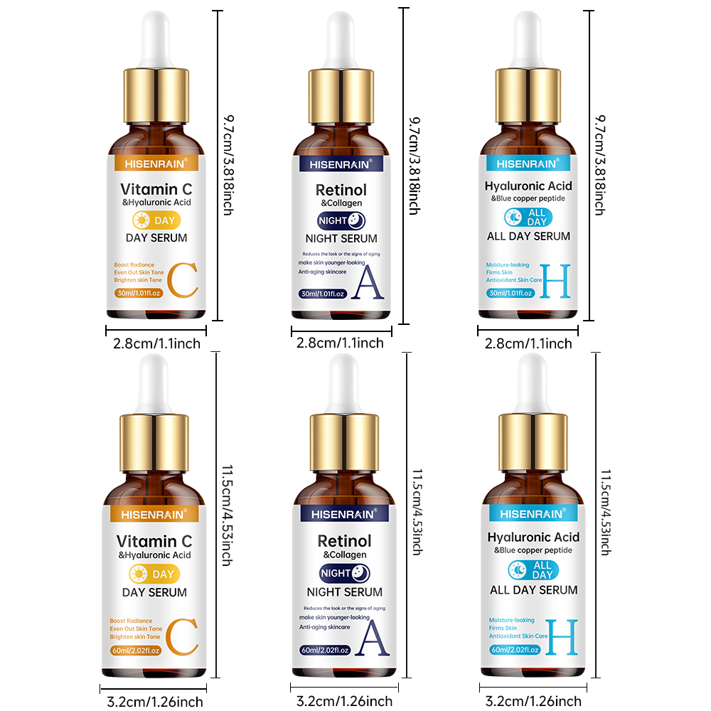 HISENRAIN Vitamina C + Retinol - The Ordinary Serum Hyaluronic Acid avaliação e preço