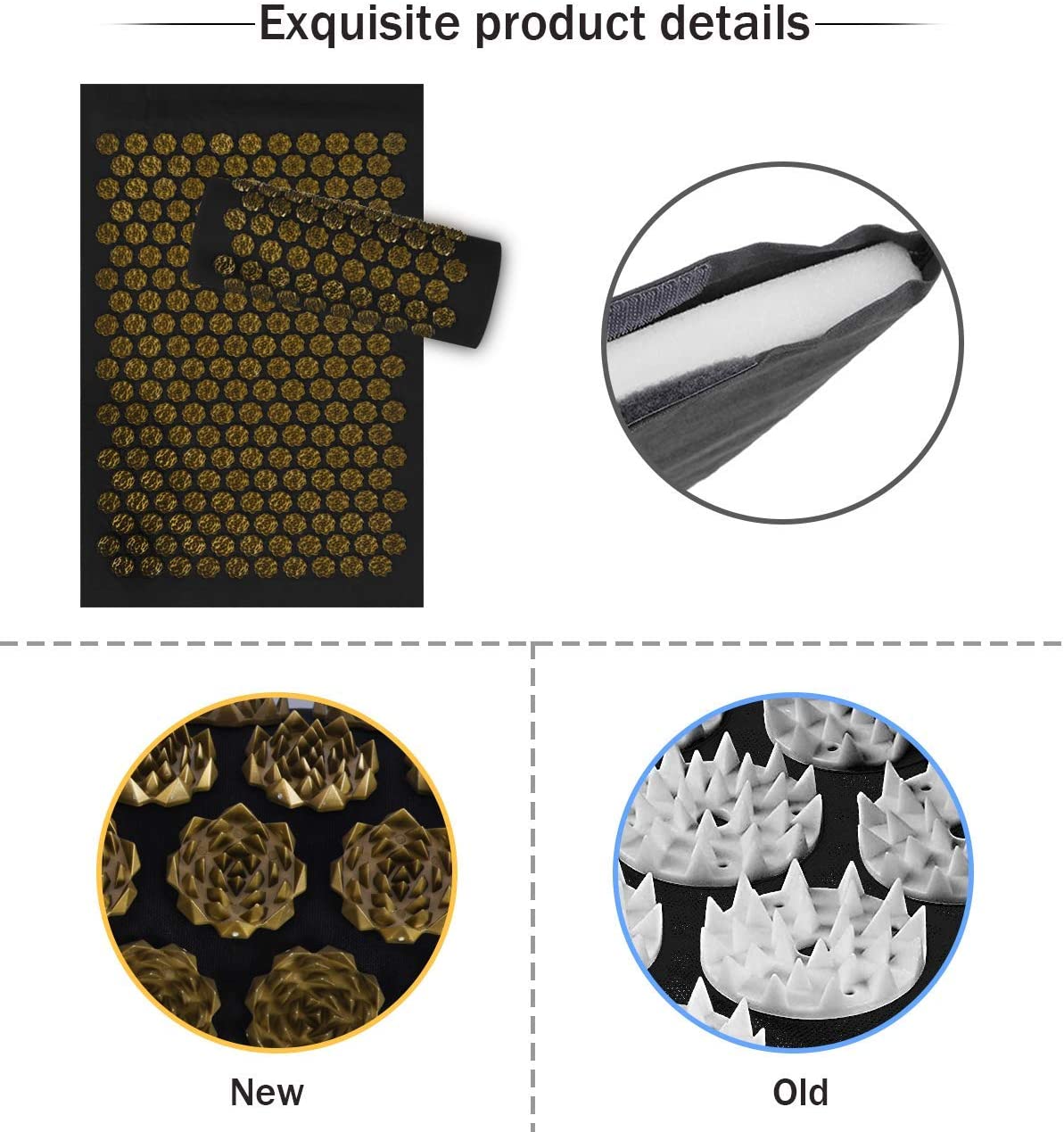 Conjunto de Almofada e Tapete  - Acupressure Mat Set avaliação e preço