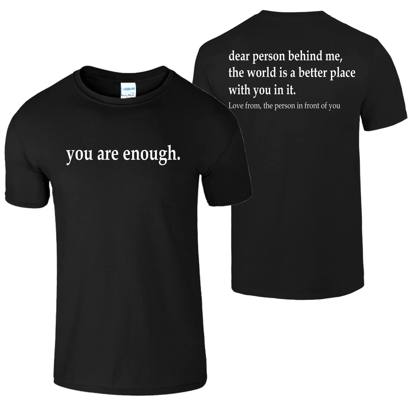 Camiseta Dear Person Behind Me - Health Wellness Gifts avaliação e preço