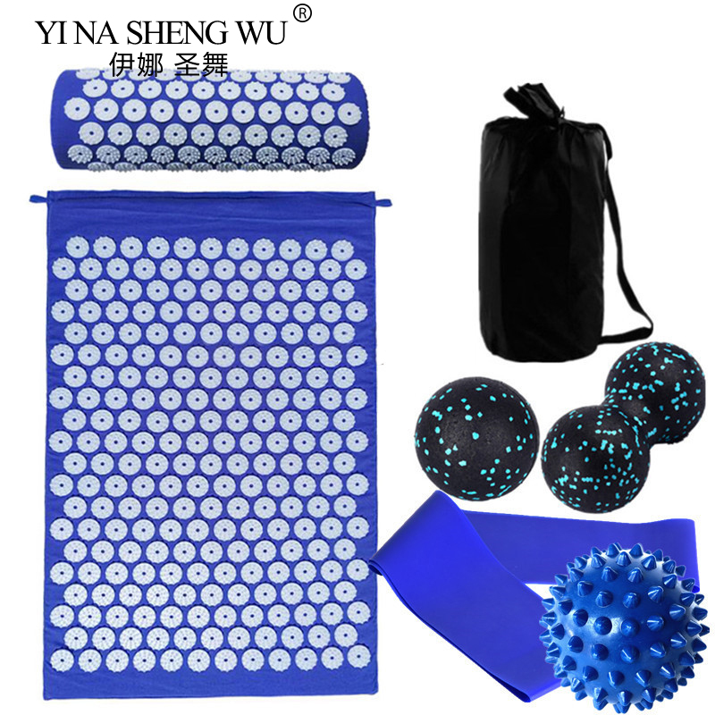 7 pçs conjunto massageador alm - Acupressure Mat Set avaliação e preço