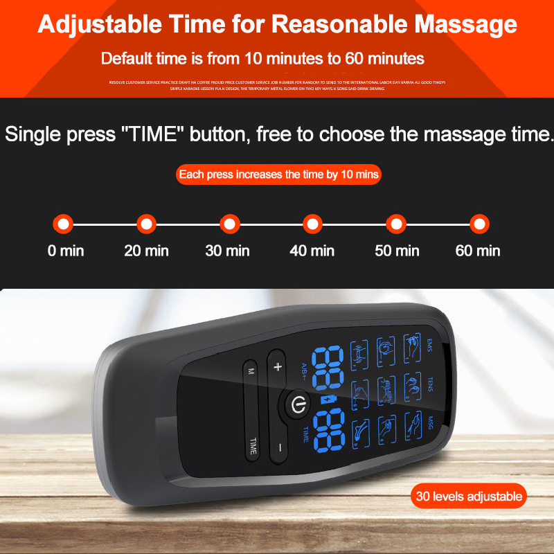 Ems eletroestimulador muscular - Tens Pain Relief Unit avaliação e preço