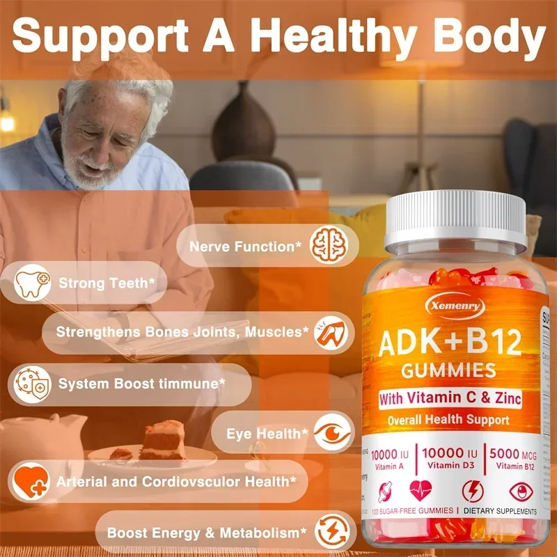 Gomas Vitamina D3 K2 + Vitamin - Health Wellness Gifts avaliação e preço
