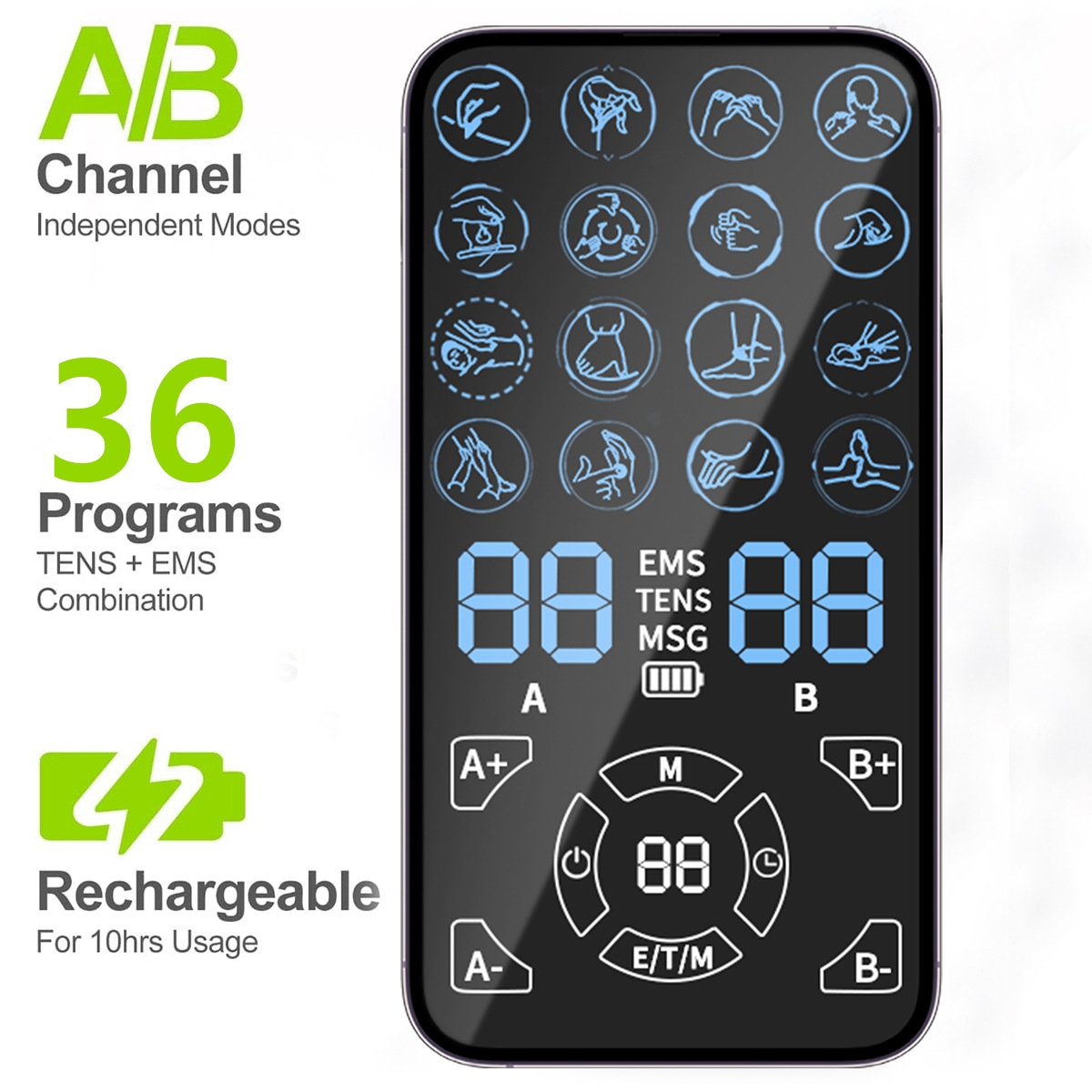 Aparelho TENS EMS para Alívio  - Tens Pain Relief Unit avaliação e preço
