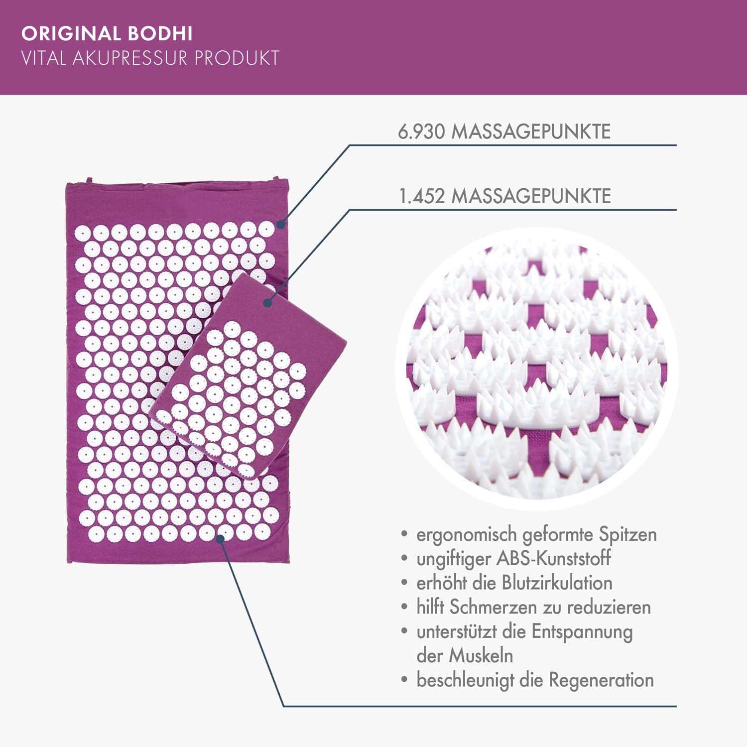 Conjunto de Acupressão, Tapete - Acupressure Mat Set avaliação e preço