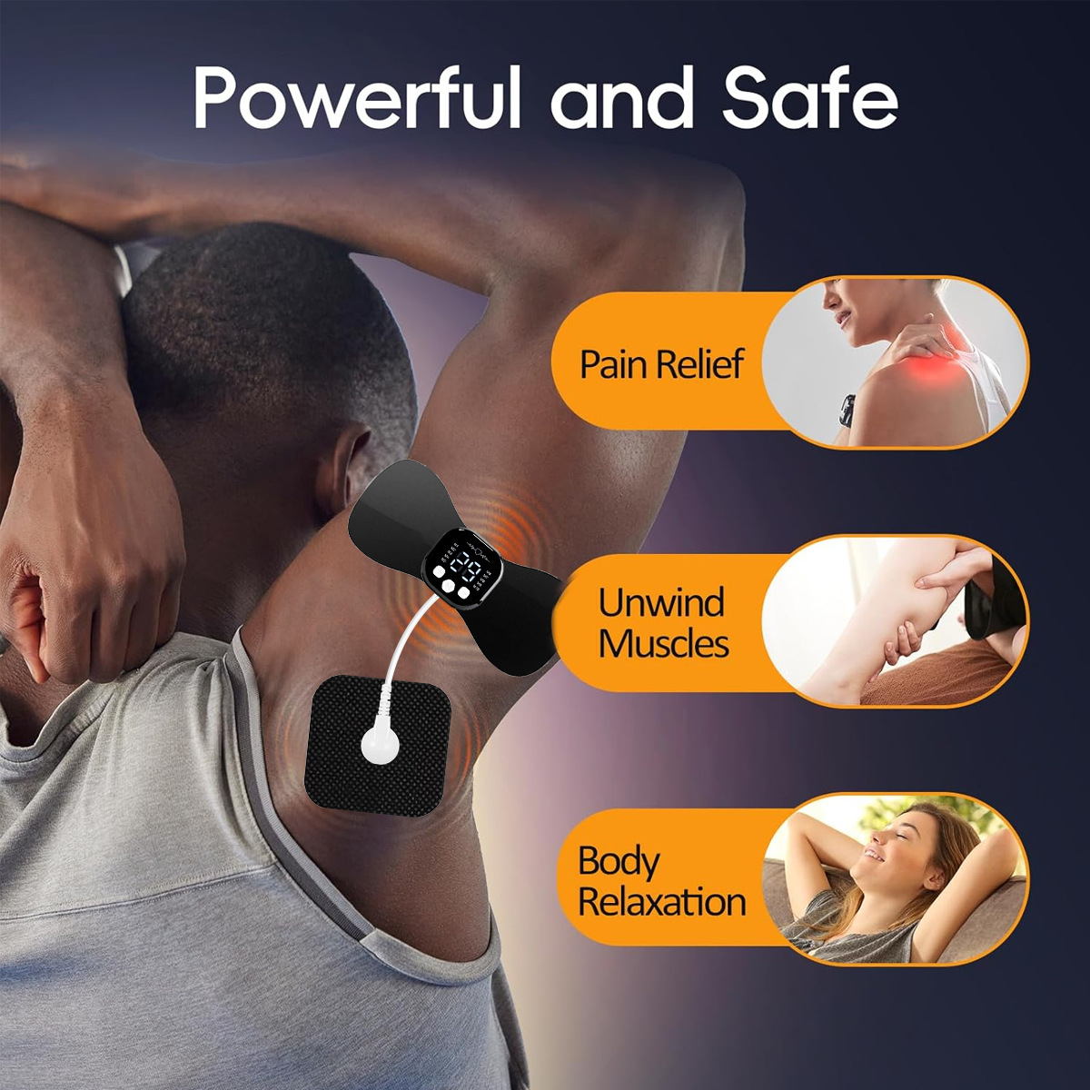 Estimulador Muscular EMS Sem F - Tens Pain Relief Unit avaliação e preço