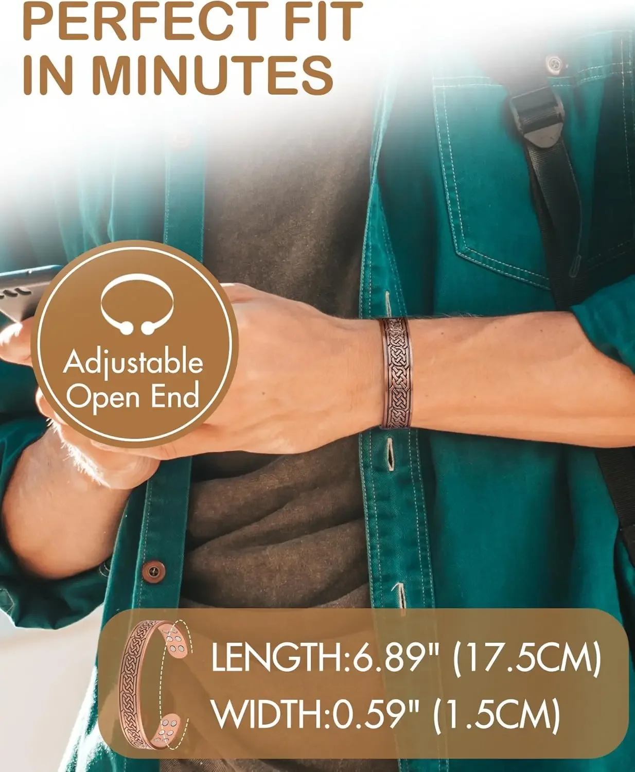 Aradoo pulseira magnética de c - Health Wellness Gifts avaliação e preço