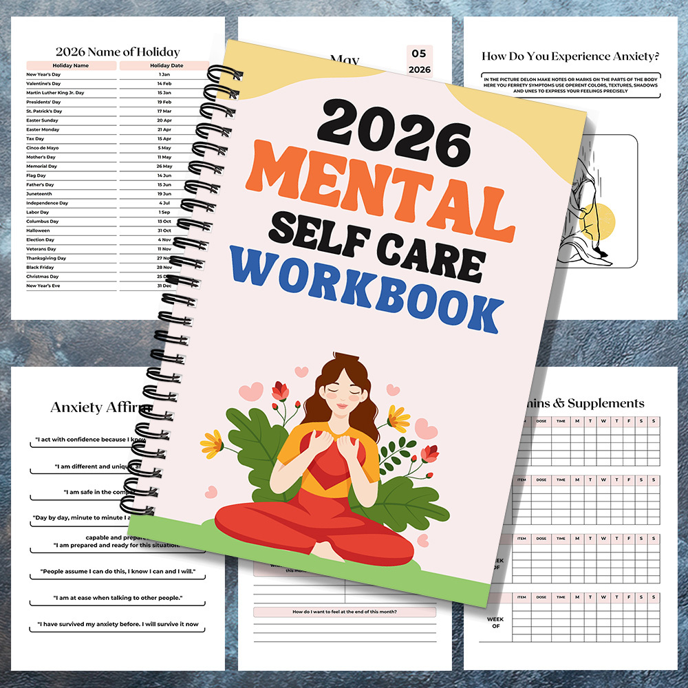 1PC 2026 Caderno de Auto-Cuida - Health Wellness Journal avaliação e preço