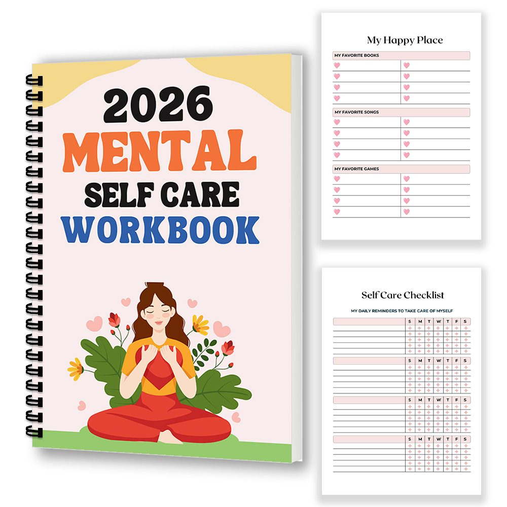1PC 2026 Caderno de Auto-Cuida - Health Wellness Journal avaliação e preço