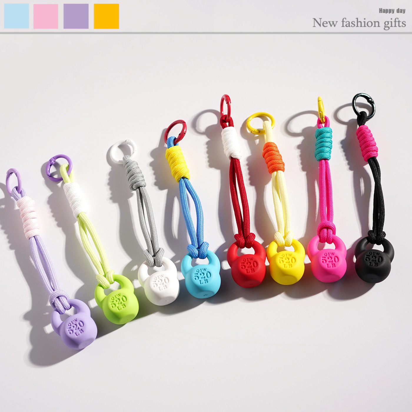 Novo kettlebell pingente série - Health Wellness Gifts avaliação e preço